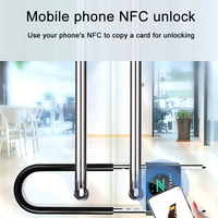 Waterproof Control Bicycle U Shape Lock Smart Bike Lock With TUYA APP Passcode Fingerprint Safe Electronic Lock