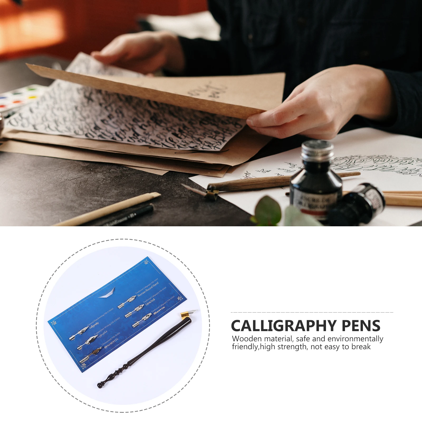 

Dip Pen School Supplies Ink Calligraphy Fountain Pens Pencils for Kids Nibs Comics