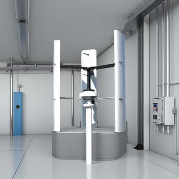 Nízká hlučnost 2KW 3KW 12V 24V 48V vertikální osa větrná turbína generátor 3000W bezjádrový nízkootáčkový vzpřímený větrný mlýn pro domácí farmu 10 nejlepší prodej 2kW větrná turbína - №10