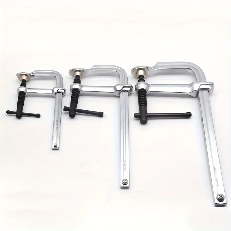 Pince F robuste 100x60mm, gorge-300x120mm, pince de soudage de Style F, outil de serrage de barre en acier forgé pour menuiserie, 1 pièce