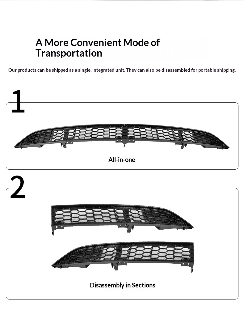 For Tesla Model YL/3/Y Highland Juniper 2024 2025 Insect-proof Net ABS Segmented Front Air Inlet Protect Cover Insect Prevention