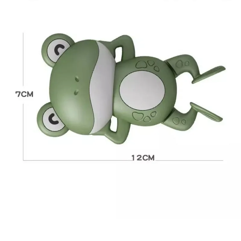 Jouet de bain grenouille de dessin animé pour bébé, piscine, salle de bain, plage, douche, canard, horloge à remonter, jouet d'été pour enfants