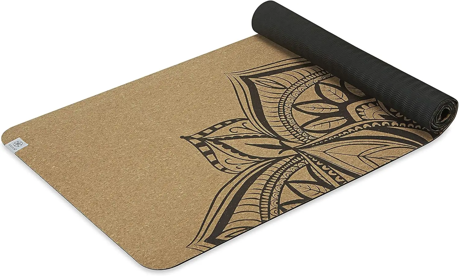 

Cork Yoga Exercise Mat, Natural Sustainable Cork Resists Sweat and Odors, Non-Slip TPE Backing for Hot Yoga, Pilates, Fitness