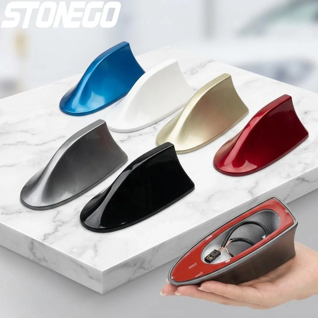 

Universal Car Shark Fin Antenna FM AM Radio Signal Receiver Vehicle Auto Truck SUV Exterior Roof Accessory