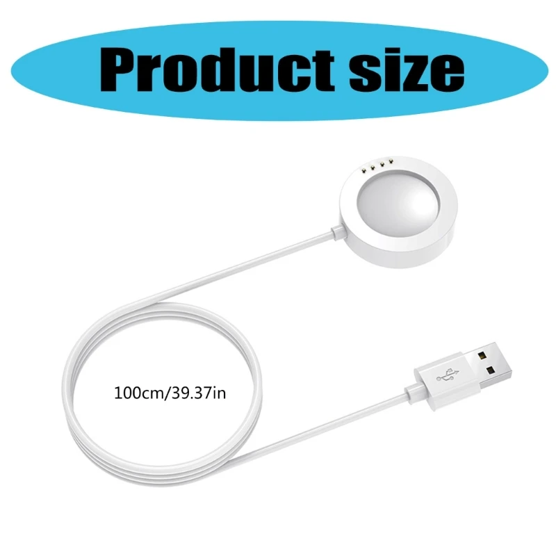 Efficient Smartwatch High Efficiency Charging Cable Wire Power Supply, Connection Cord Suitable for Watch Sport