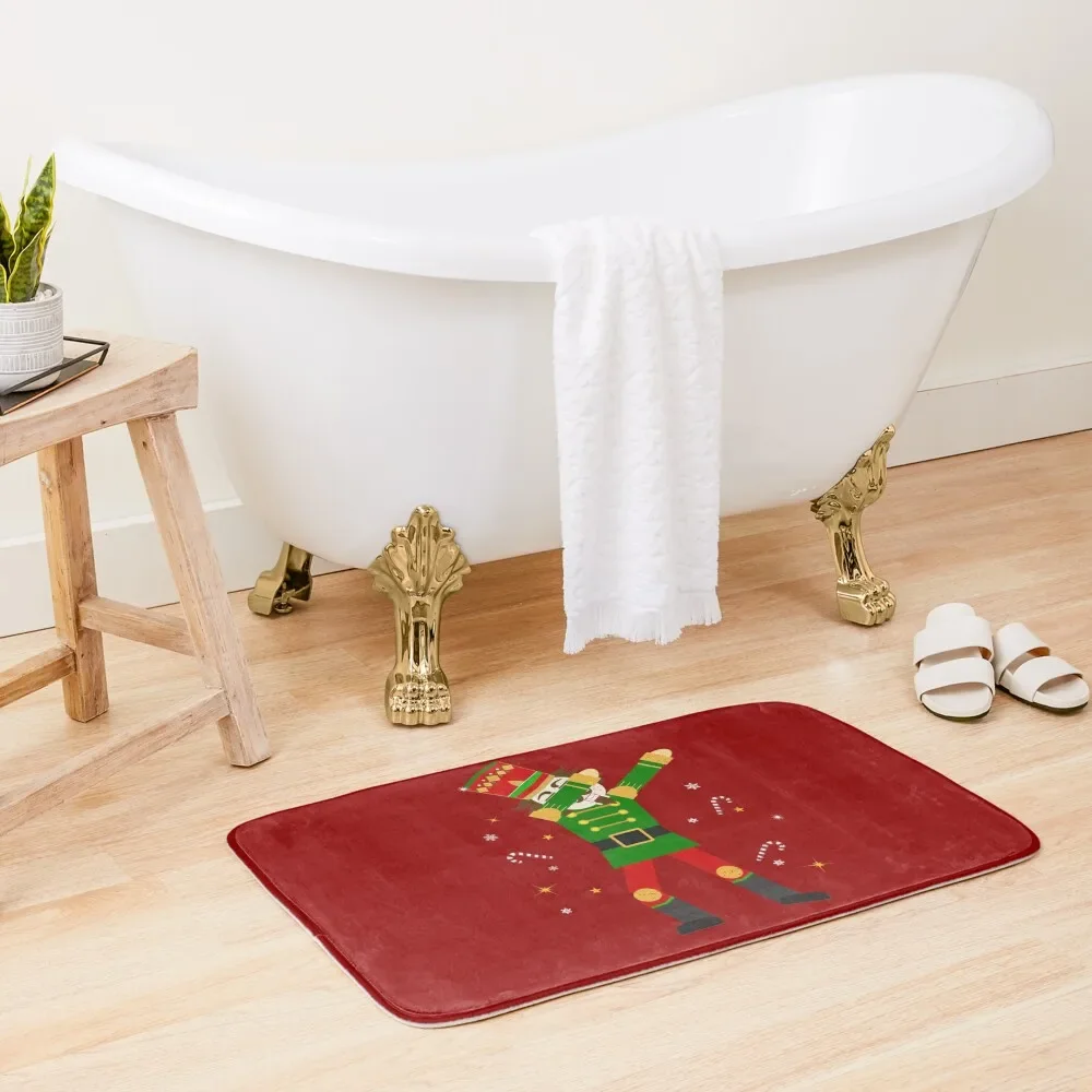 

Nutcracker Dabbing Candy Canes Christmas Dab Funny Christmas Holiday Gift Bath Mat Kitchens Toilet Floor Mat