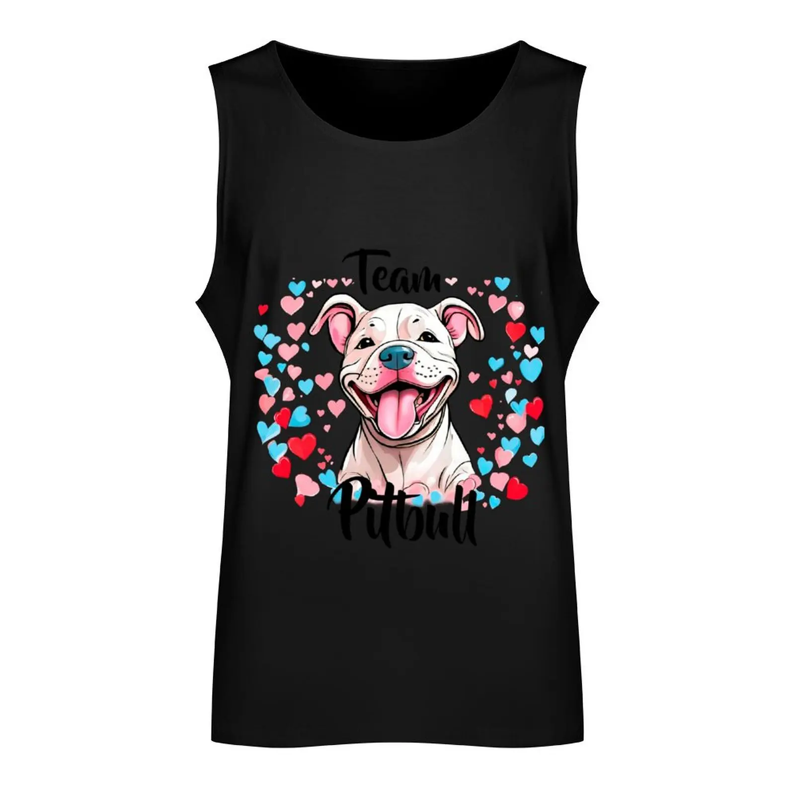 Team Pitbull Tank Top sports clothes for men cool things anime top bodybuilding