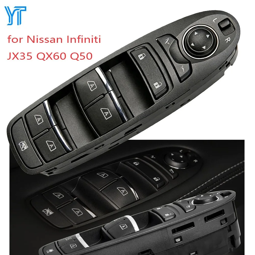 

Electric Power Window Switch for Nissan Infiniti JX35 QX60 Q50 2014-2020 Front Left Glass Lifter Replace Button Car Accessories
