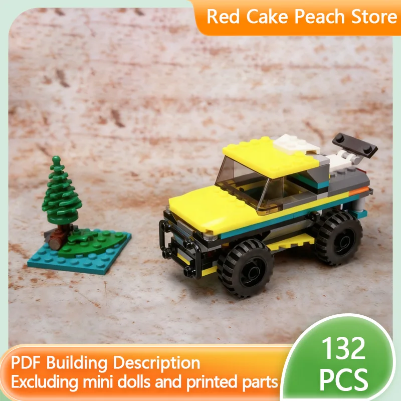 

Speed Racing Car Model MOC Building Bricks Off-Road Vehicle Modular Technology Children Holiday Gifts Assemble Toys Suit