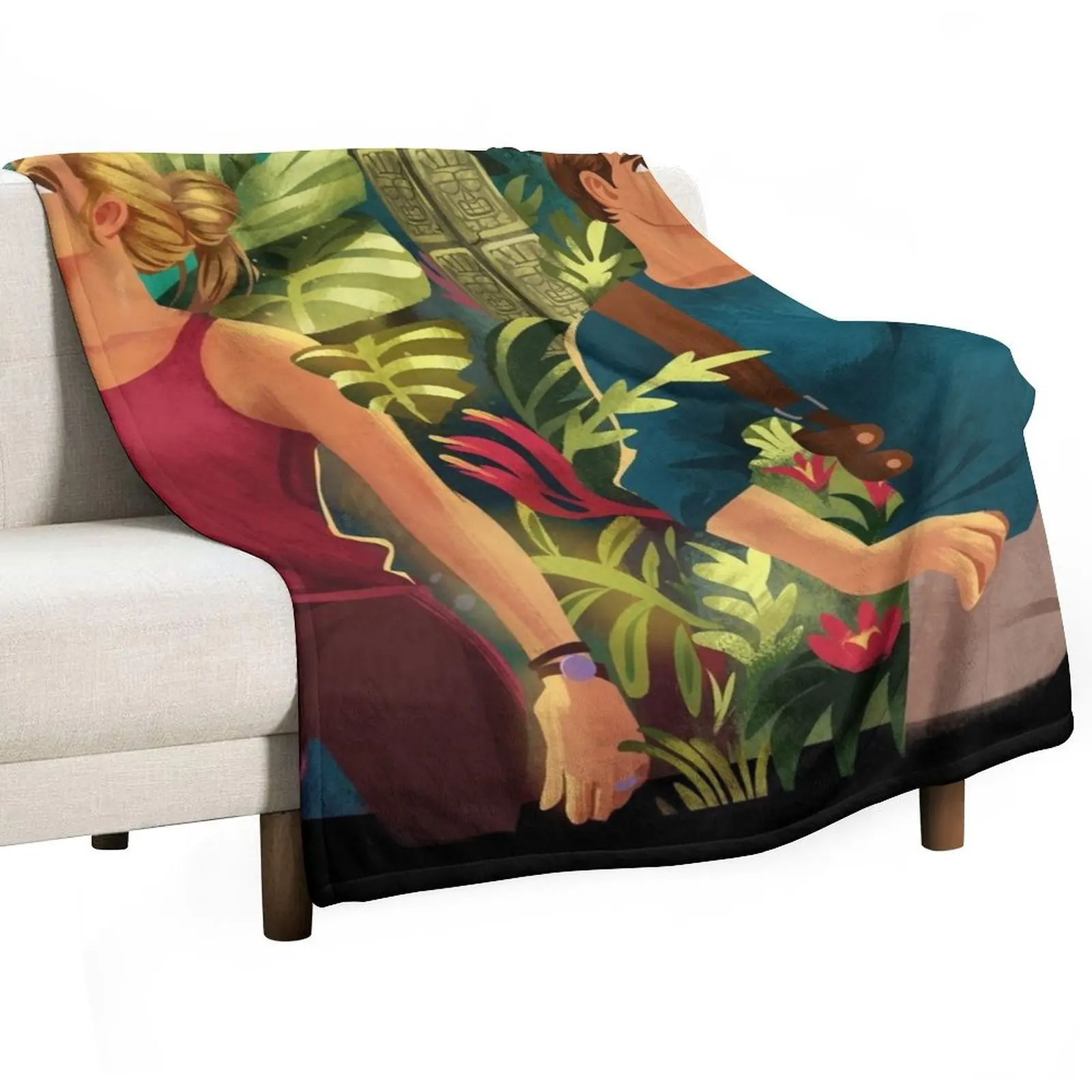 

Uncharted Throw Blanket Large Loose Luxury Designer Designers Blankets