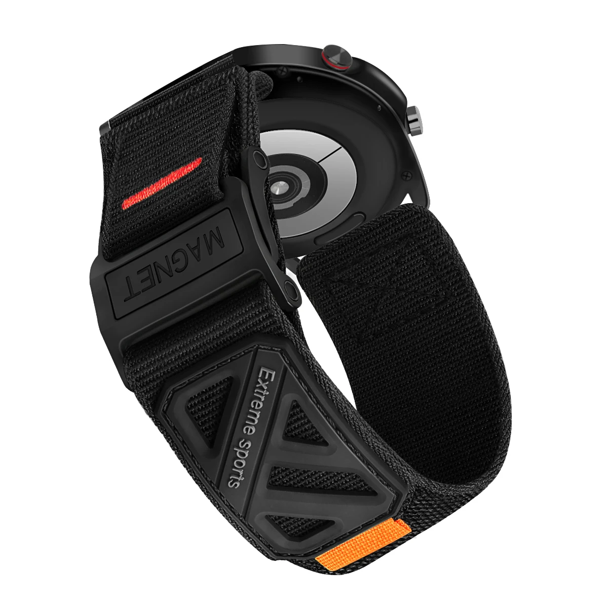22mm/20mm Magnetic Snap Nylon Strap - Universal Replacement Strap Model, Men's Outdoor Strap Accessories