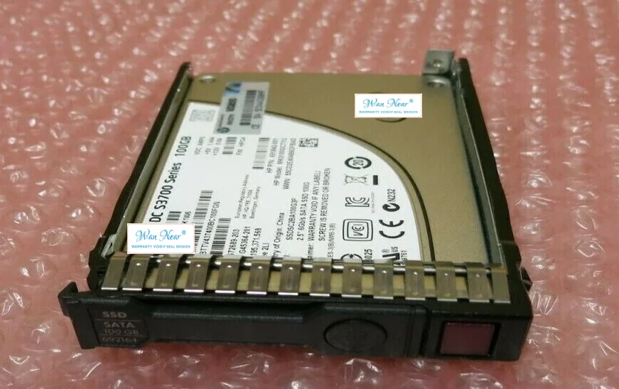 

Для жесткого диска HP 691862-B21 100 ГБ SATA 6G ME 2,5 ''SC 692164-001 691842-001 + caddy