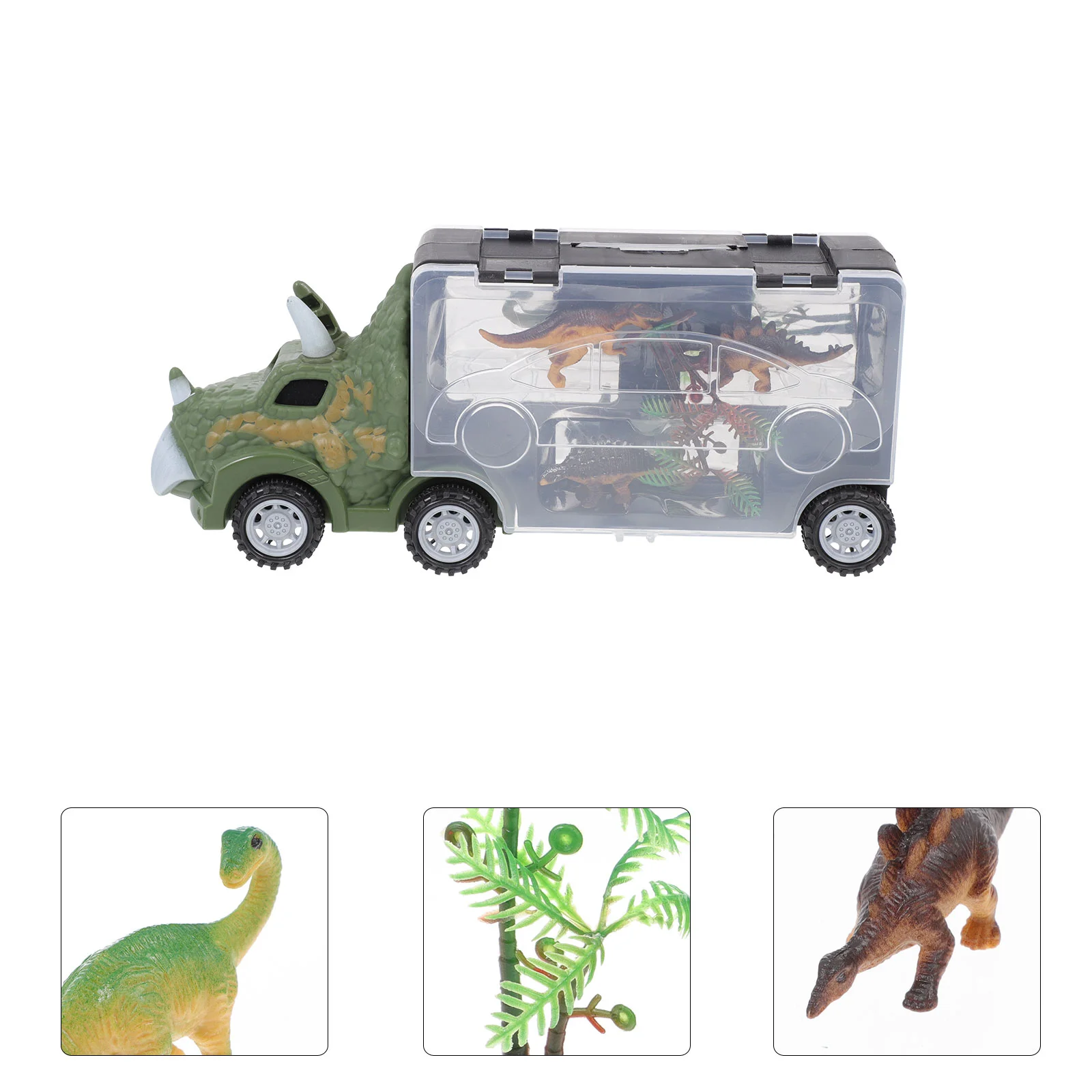 Crianças em forma de dinossauro caminhão animal recipiente transporte veículo animais engraçados brinquedo criativo meninos brinquedos