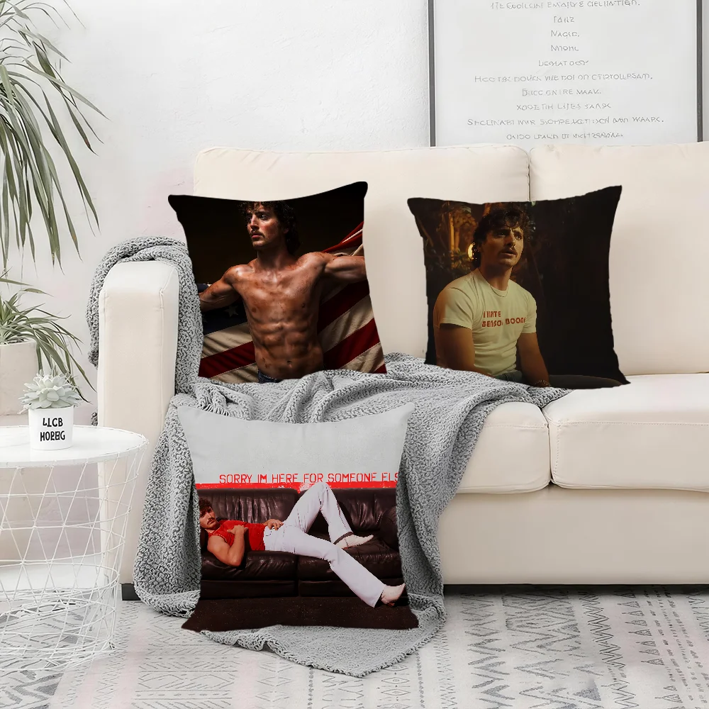 B-benson singer Boone cushion cover Bedroom living room sofa Christmas decorations soft Pillowcase with zipper