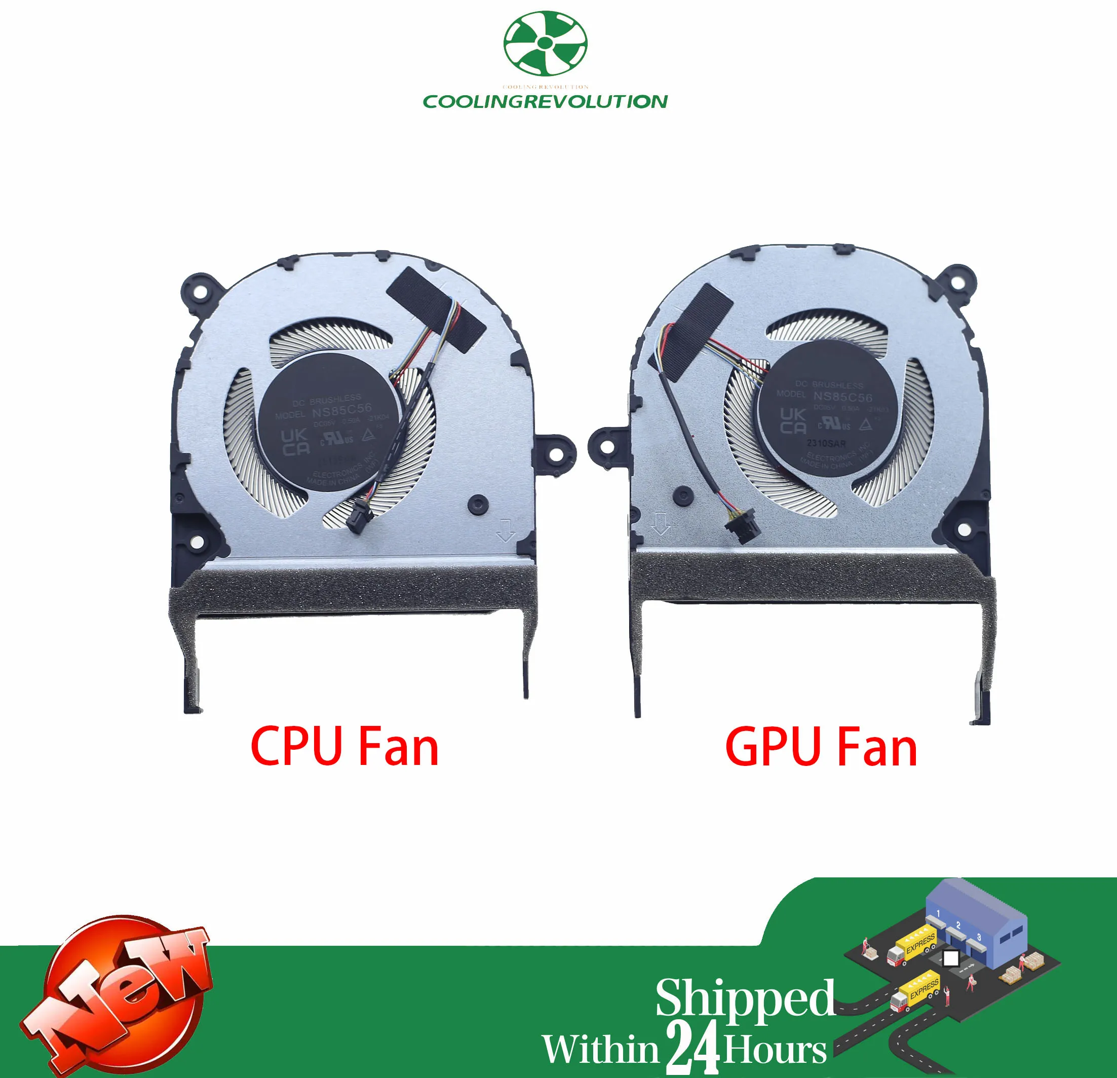 Laptop CPU GPU Cooling Fan For ASUS ZenBook Pro 15 UX535L UX535LH UX535Li OLED UM535Q UM530QE 13NB0RX0T01021 13NB0RX0T02021