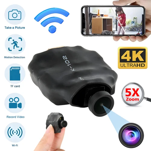 Cámara IP DIY 1080P HD 120 ° Gran angular Wifi más pequeños grabadoras de vídeo detección de movimiento hogar Monitor de bebé cámara de videovigilancia
