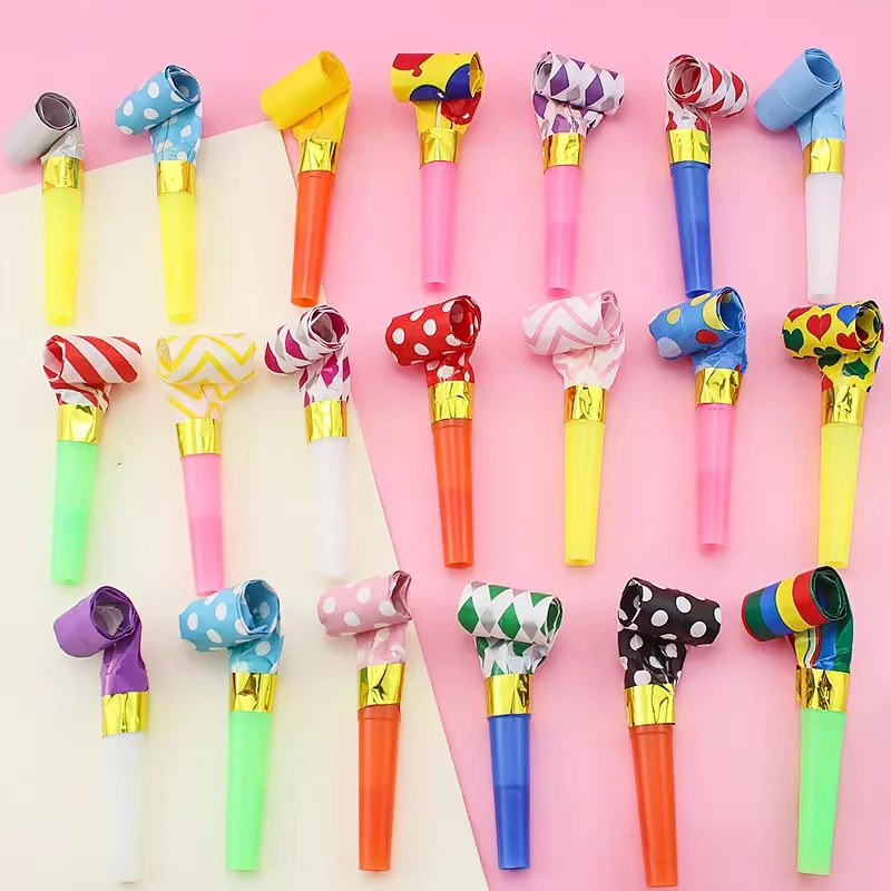 40PC Funny Blowouts Whistles Kids Birthday Party Favors Decoration Supplies Noice Maker Toys Goody Bags Pinata Christmas Party