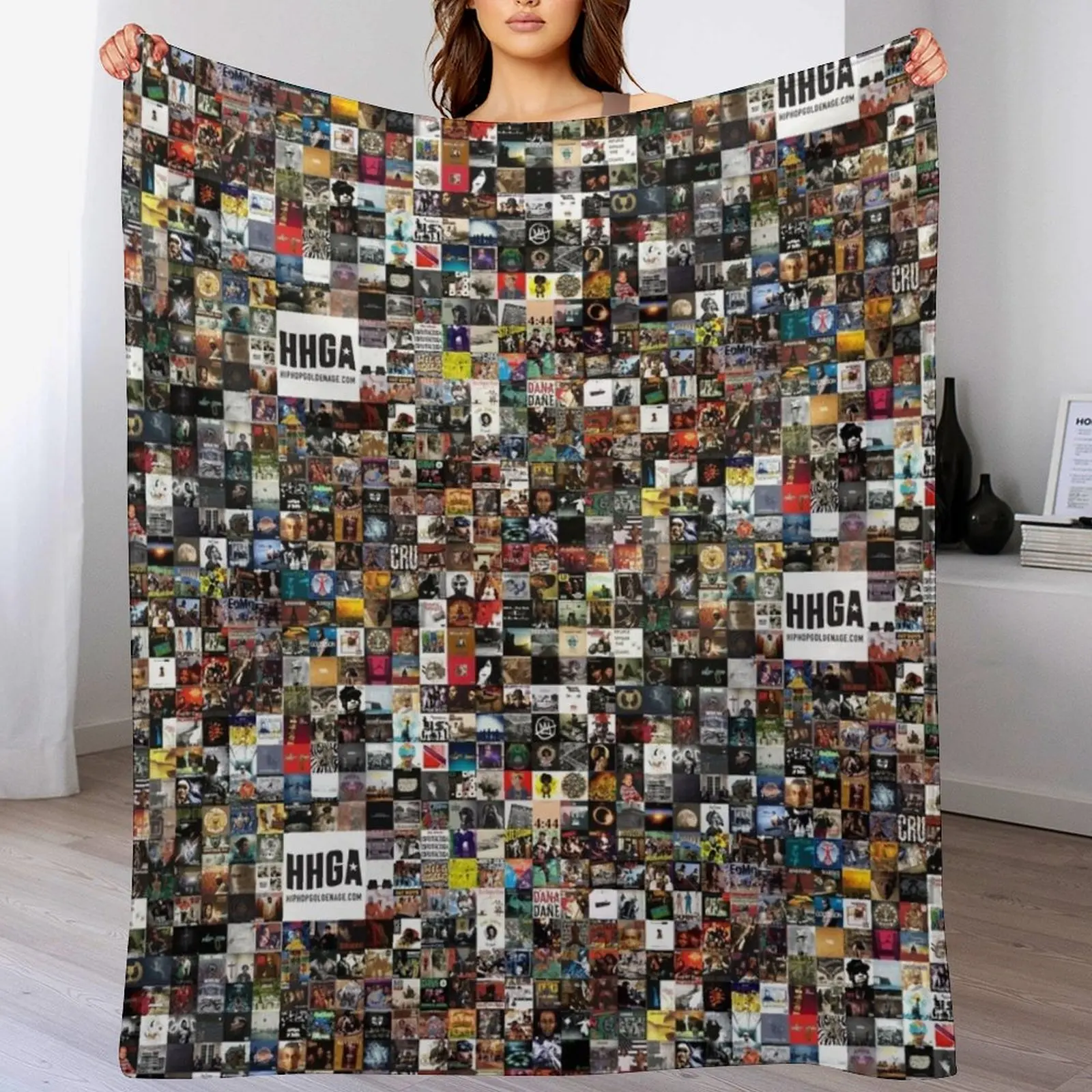 

BEST HIP HOP ALBUMS 1980 - 2019 Throw Blanket Baby Blankets For Sofas Hair christmas gifts Blankets