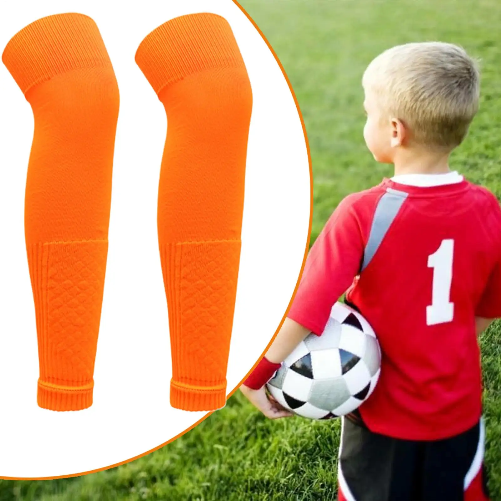 جوارب البيسبول للأطفال الصغار/الشباب الكبار جوارب البيسبول تنفس الرطوبة فتل واقية لكرة القدم والعتاد الرياضة الحرس ل