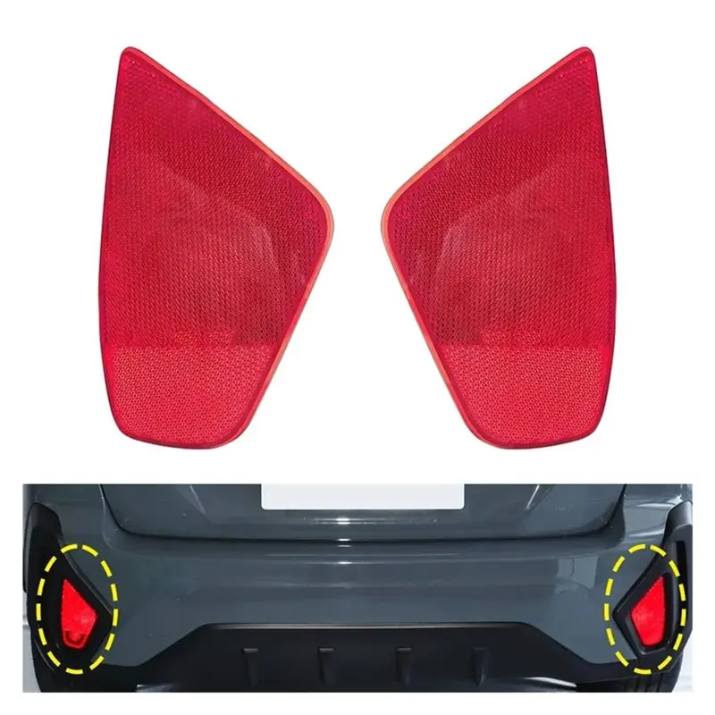 LXYB18B Rear Bumper Accessory Reflector Light Red Lens 84281FN00A 84281FN01A For Subaru Crosstrek 2024 2025
