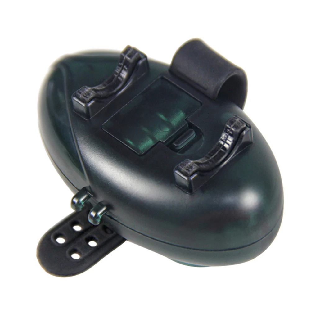 

2PCS High Sensitivity Fishing Alarm LED Electronic Loud Alarm Throwing Rod Squid Bell (Black and Green)