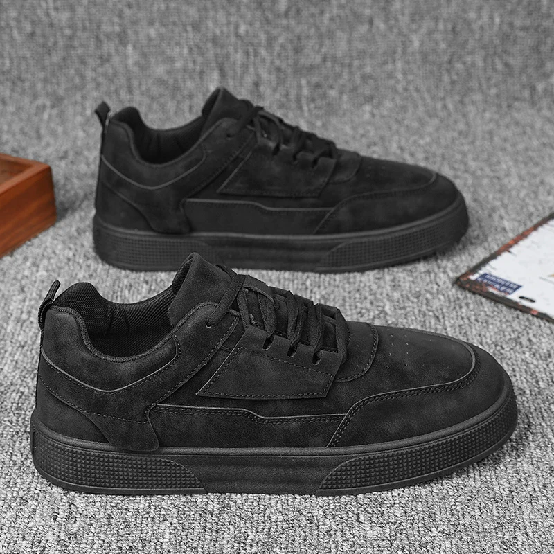 

Low-top men's versatile casual sneakers, comfortable and trendy thick-soled outdoor running and skateboarding shoes