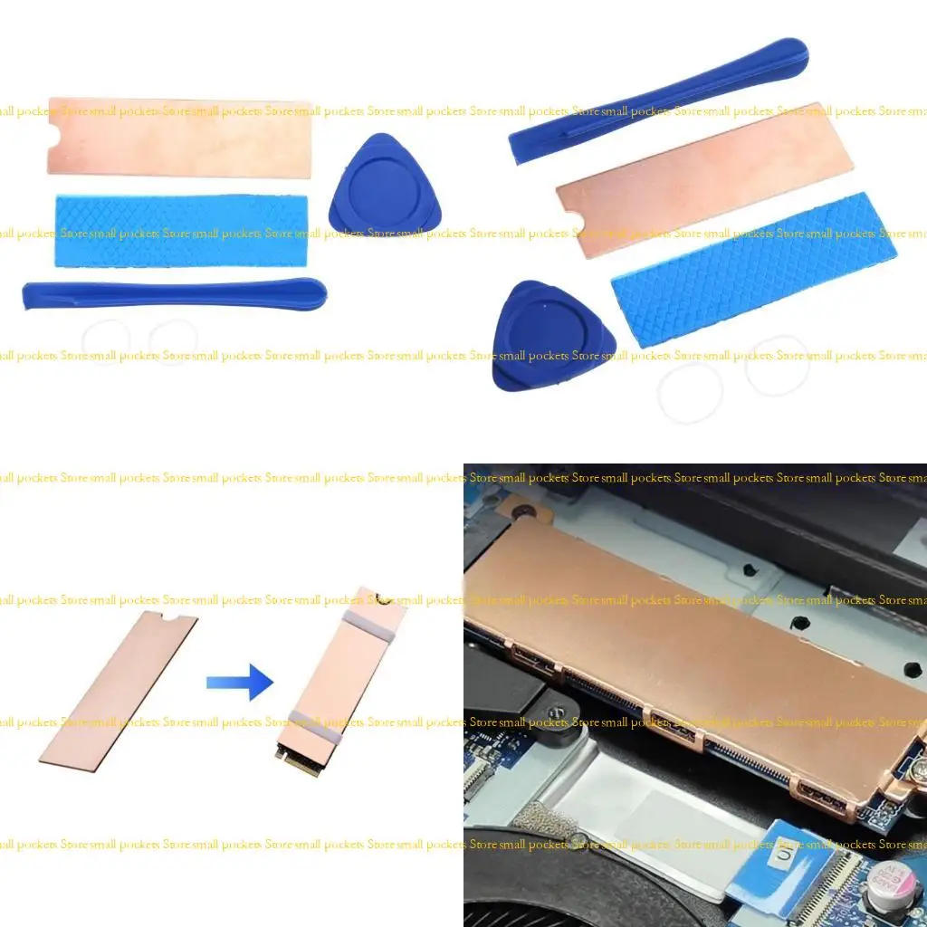 

R1WD High Function Thermal Heatsink M.2 NVMe 2280 SSD Heatsink Cooling Plate SSD Cooling Plate Thermal Shield Plates