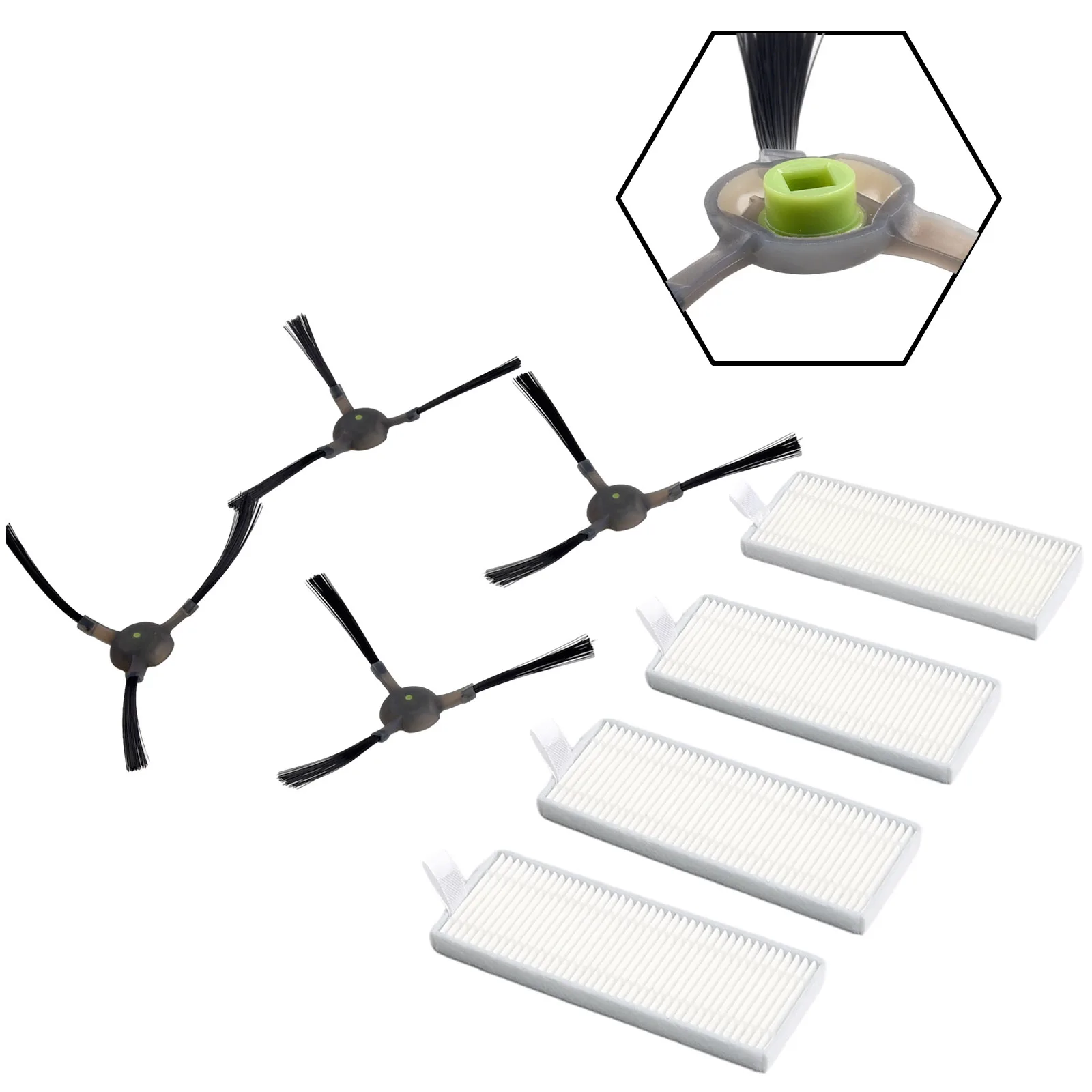 Filtro Spazzola Laterale Aspirapolvere Per Lefant F1 Palmare Cordless Pezzi di Ricambio Spazzare Robot Elettrodomestico