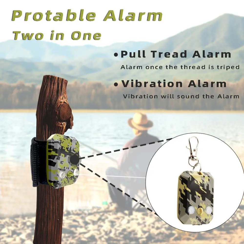 

Сигнализация по периметру, модный персональный брелок для кемпинга, проводное устройство сигнализации для походов, снаружи, сада, пешего туризма, рыбалки