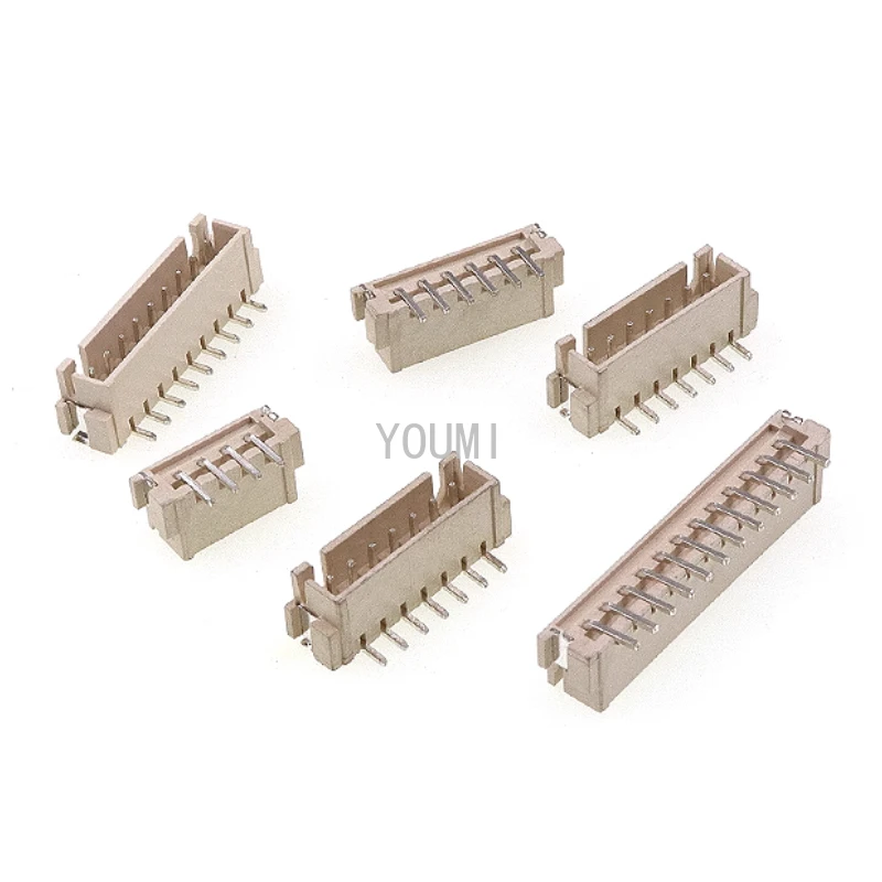 20/50Pcs JST XH2.54mm 2/3/4/5/6/7/8/9/10 Pin Horizontal Paste Vertical Patch Pin Holder SMT Connector 2.54MM Pitch Male SMD