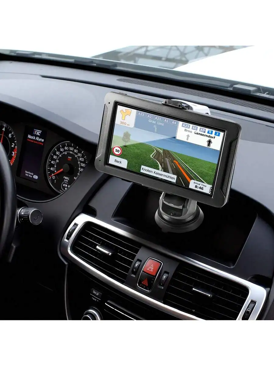 

7-Inch GPS Navigation Device For Car, Truck, RV — 16GB Storage, Lifetime Map Updates, Voice Turn-By-Turn, Speed & Red Light