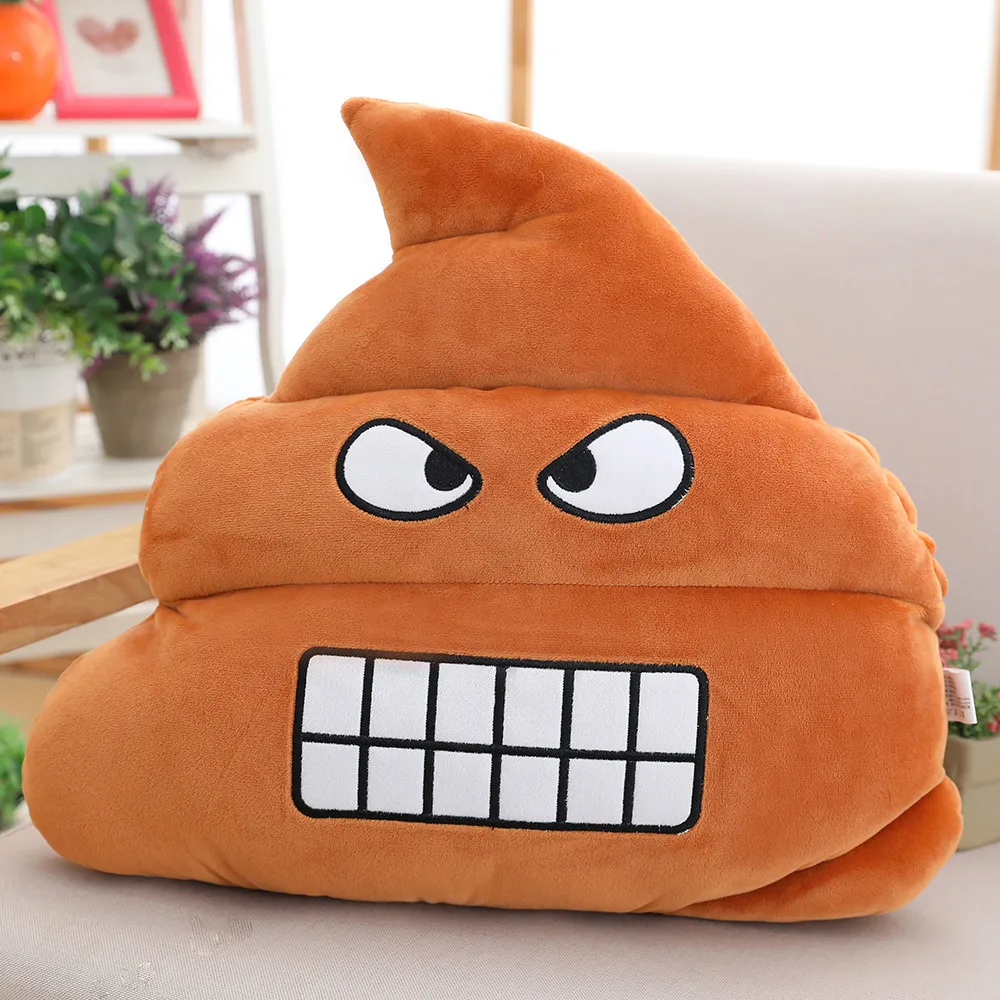 35CM Pillow Plush Cushions Home Decor Gift Stuffed Poop Doll Toys Pillow