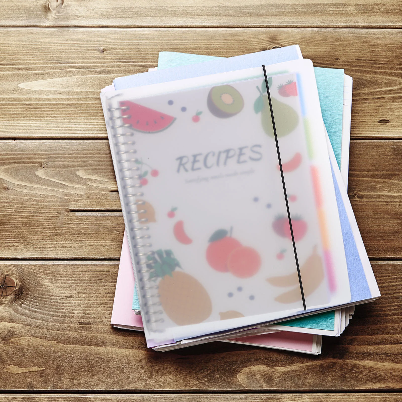 Recipe Book The Notebook Notebooks Writing Binder Formula DIY Notebooke Paper Plastic Planning Kitchen Noting Planner