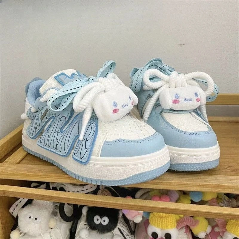 

Kawaii Cinnamoroll Sanrio Students Cute Cartoon Comfortable Sneakers Children Anti Slip Running Shoes Birthday Gift for Kids