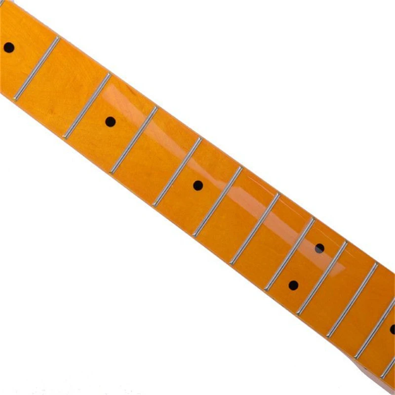 Disado 21 Frets Electric Bass Guitar Neck Maple Fingerboard Guitar Accessories Parts Glossy Musical Instruments