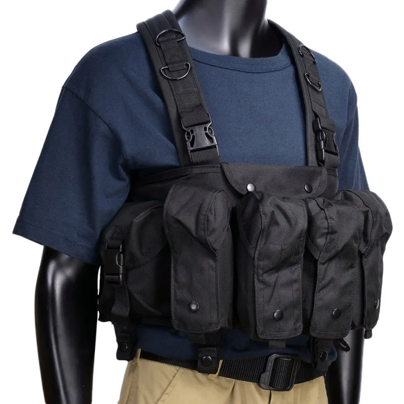 

Multicam Camo AK 47 Vest Tactical Chest Rig Combat Molle Vest Magazine Carrier Hunting Shooting Vests Airsoft Accessories Gear