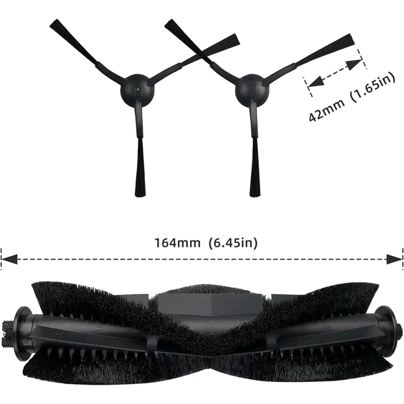 Piezas de Repuesto compatibles con Honiture G20, G20 Pro, Robot aspirador, cepillo principal, cepillos laterales