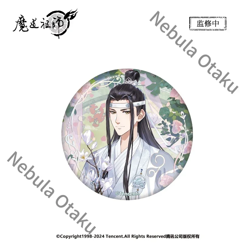 Grandmaster of Demonic Cultivation WeiWuXian LanWangJi Standing Sign Tinplate Badge Cosplay Quality Goods Official Souvenir Gift