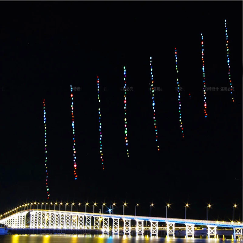 LED 램프 야외 장난감 연 스트링 라인, 서핑 스포츠 연 날리기 뱀 패러글라이딩 연 잉어, 10m, 5m, 무료 배송