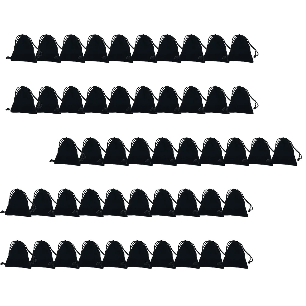 

50pcs Drawstring Bags Premium Jewelry Storage Pouch Gift Wrapping Bag For Necklace Bracelet Candy Organizing Container Durable