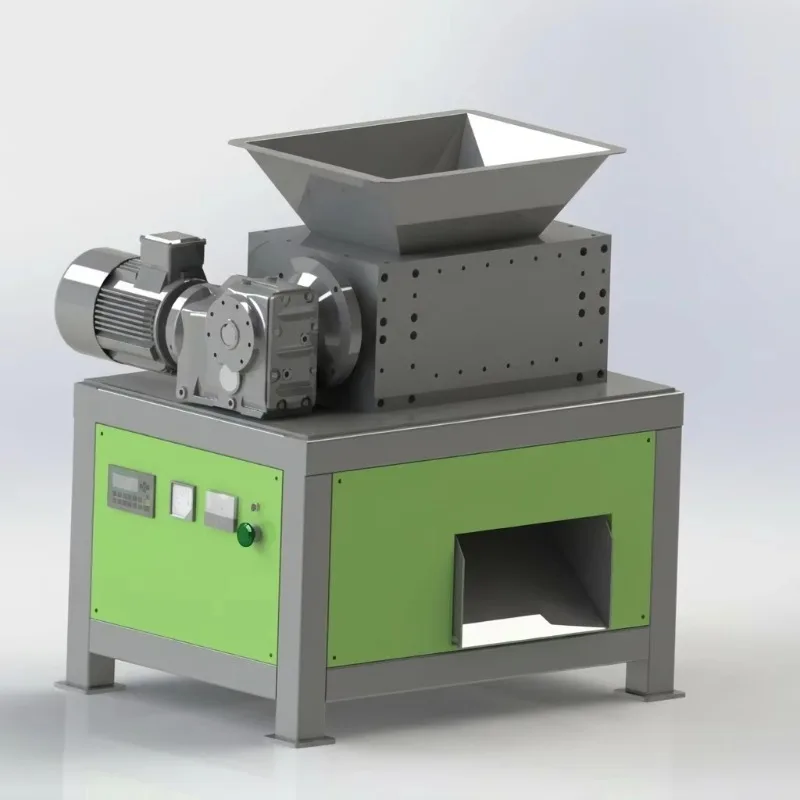 Miniature Shredder for Hard and Soft Plastic Film Waste Recovery Compact Size Easy Operation Maintenance