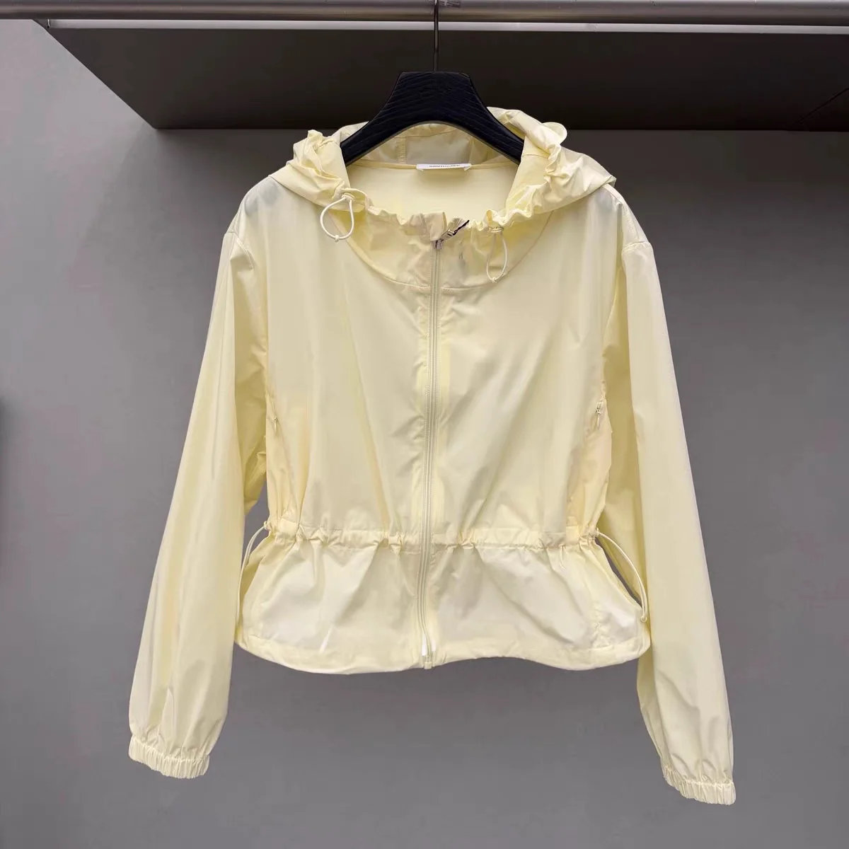 2026 Women Golf Hooded Sun Protection Jacket Slim Waist Breathable Sport Baseball Coat Casual Outdoor Top