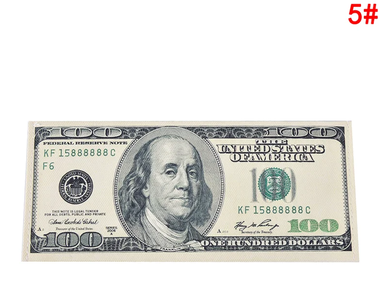 100% جديدة وعالية الجودة أنيقة للجنسين رجل إمرأة عملة ملاحظات نمط جنيه الدولار اليورو محفظة محافظ