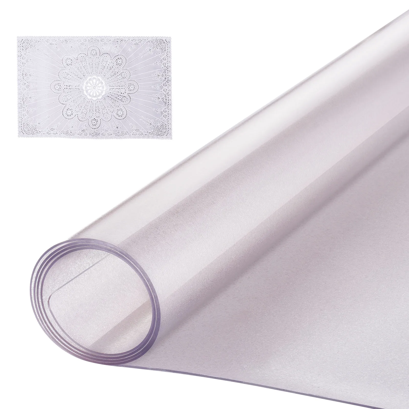 Frosted PVC Table Protector Waterproof Desk Mat