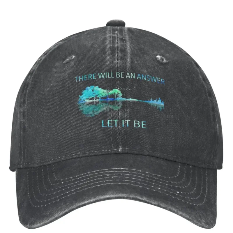 There Will Be An Answer Let It Be Baseball Cap Casual Unisex-Teens Washed Hip Hop Hats  Custom DIY Tennis Skate Baseball Caps