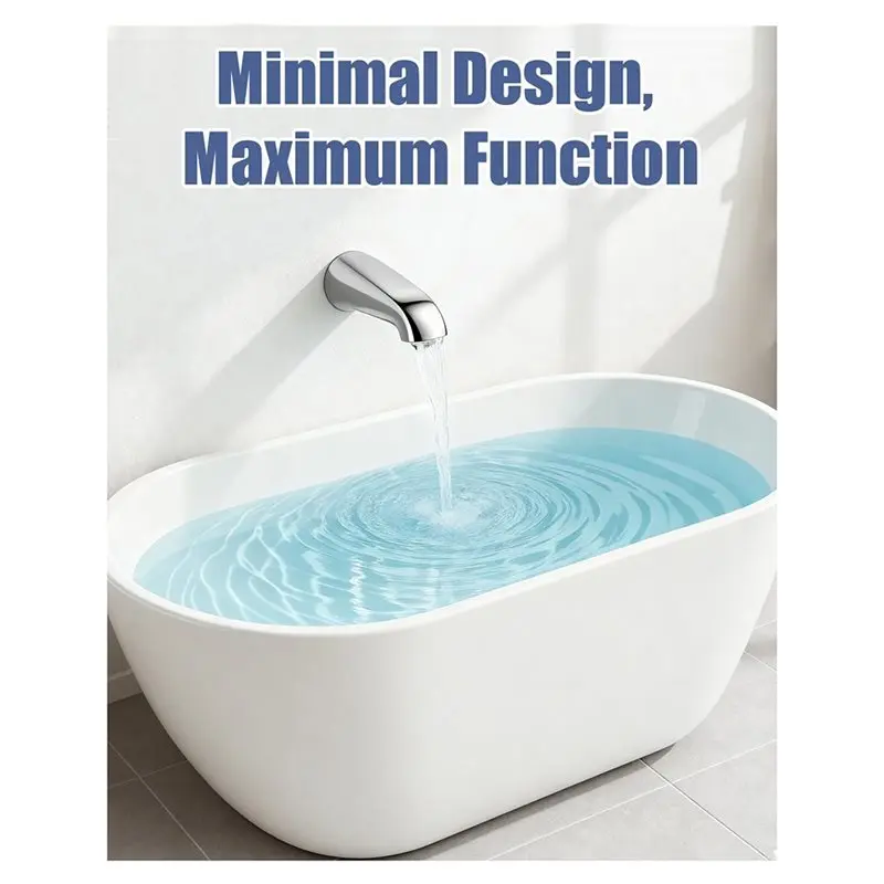 DTA4-Tub Spout 3/4 Threaded Tub Spout No-Leak,Fits 1/2