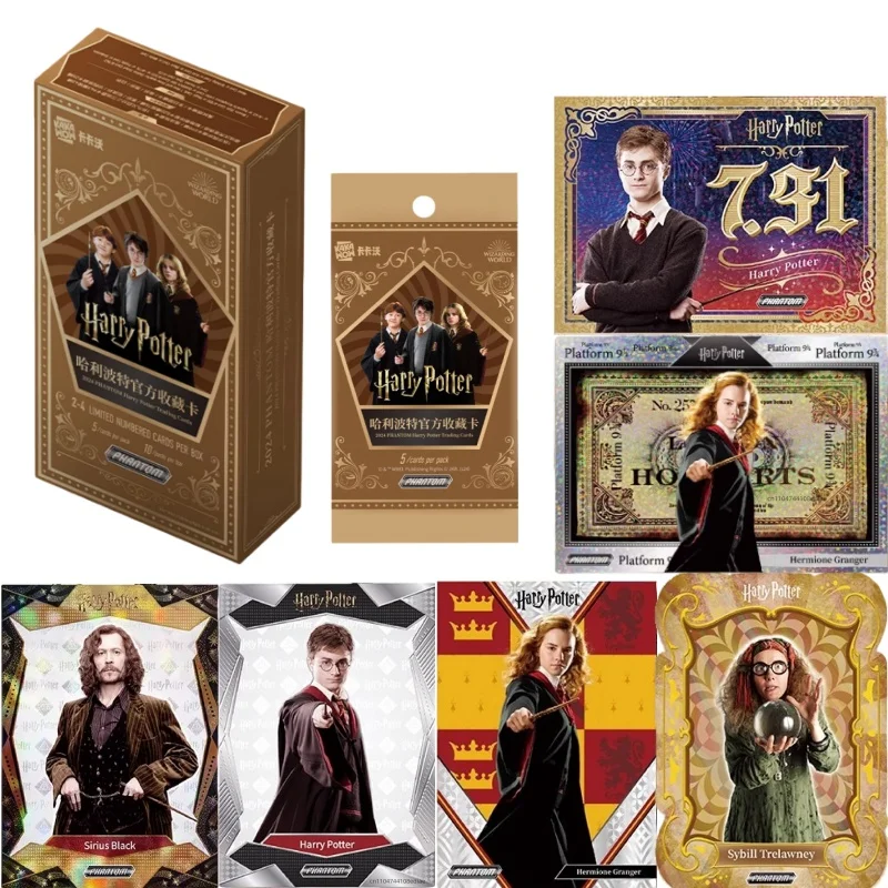 

Harry Potter Series Collectible Cards Official Hermione Granger Ron Weasley Cards Anime and Movie Merchandise Holiday Gifts