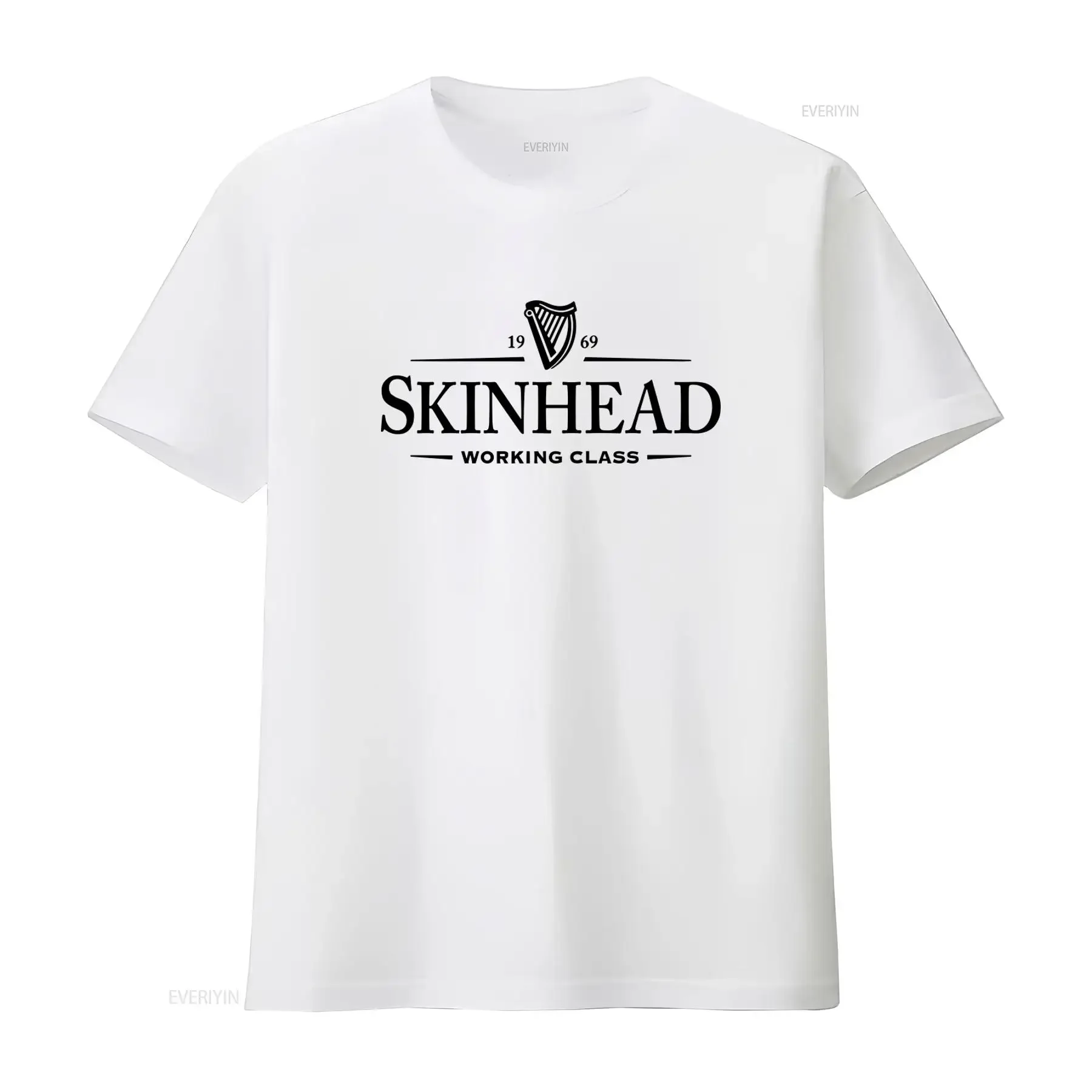 SKINHEAD Working Class T Shirt SHARP Oi Stout PUNK nyhc Classic Design Comfortable Cotton vintage Washed Casual Breathable Soft