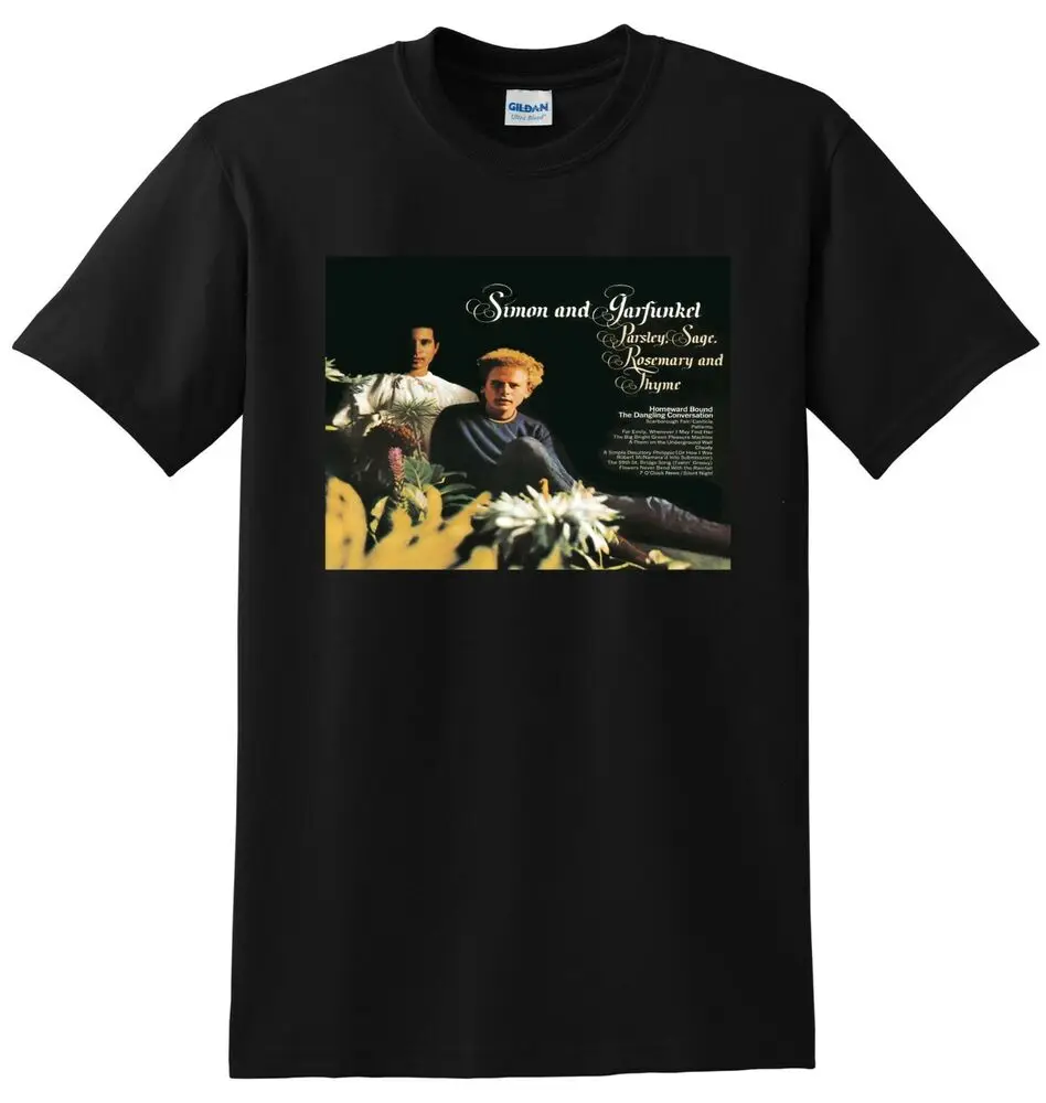 

SIMON AND GARFUNKEL T SHIRT parsley, sage, rosemary and thyme S-5XL