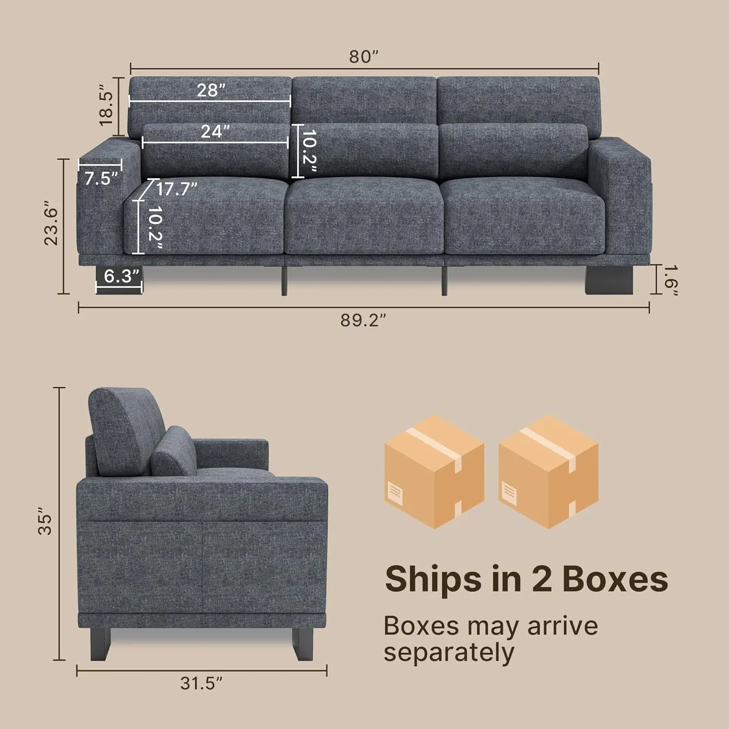 Thumbnail 2 - #49 Highest Rated Convertible Sofa Beds to Buy in 2026